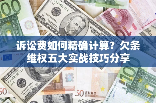 济南诉讼费如何精确计算？欠条维权五大实战技巧分享