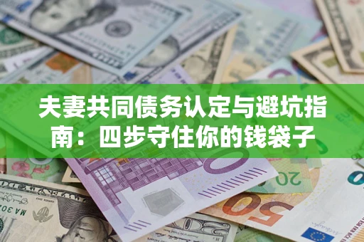 济南夫妻共同债务认定与避坑指南：四步守住你的钱袋子